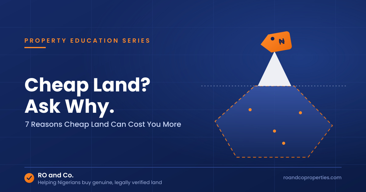 THE LAND IS CHEAP… SO WHY SHOULD YOU BE CAREFUL?
